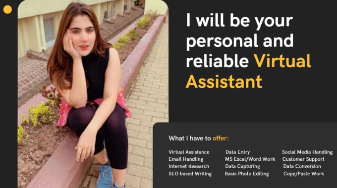 Gig Preview - Be your reliable and personal virtual assistant