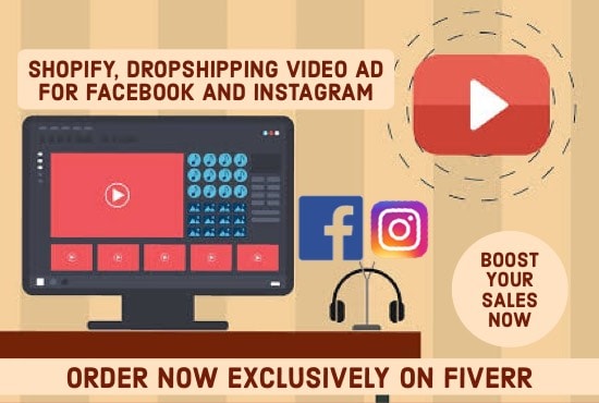 Gig Preview - Create viral dropshipping ad