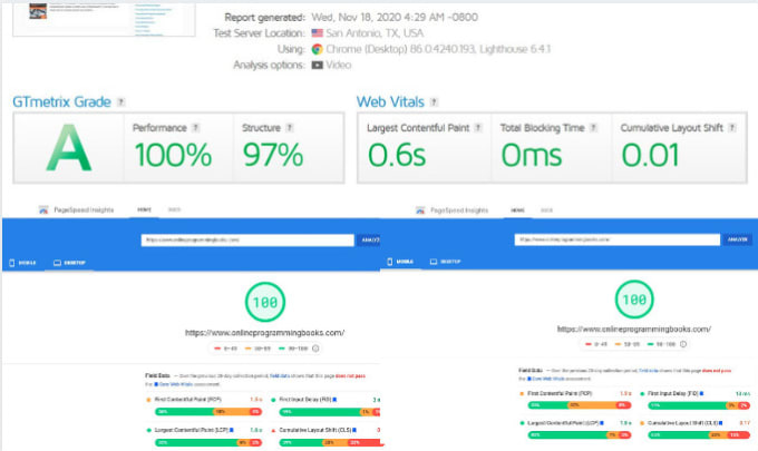 Gig Preview - Optimize wordpress core web vitals, pagespeed and gtmetrix