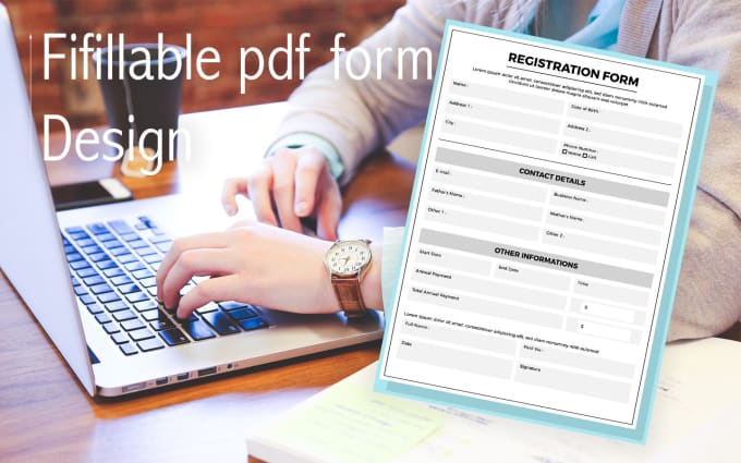 Gig Preview - Create custom eye catching fillable PDF forms