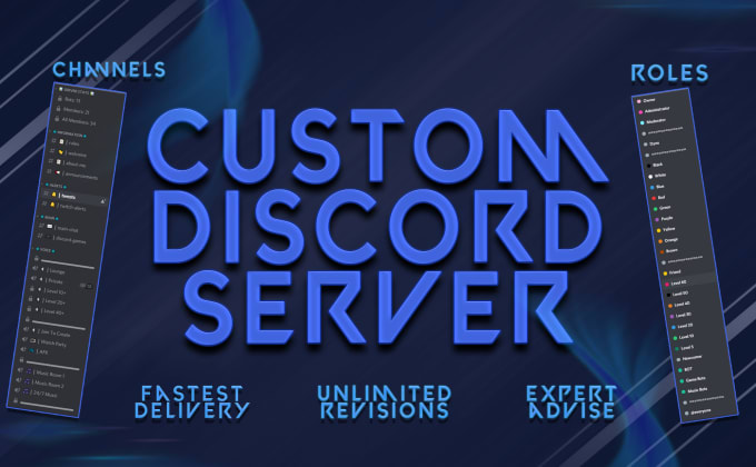 Gig Preview - Create a perfect discord server within 24 hours