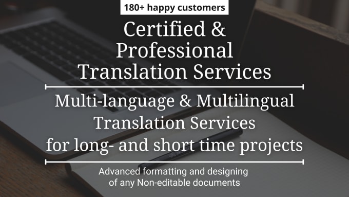 Bestseller - provide certified and legal translation services