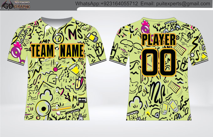 Design a full print sublimation jersey or uniform by Asad9863