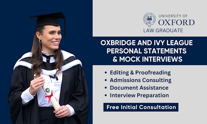 Gig Preview - Mock interview you for oxbridge application