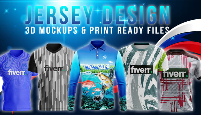 Gig Preview - Do teamwear jersey designs and print ready files,