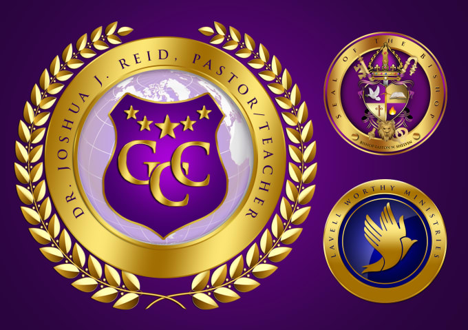 Gig Preview - Design a professional church and school seal logo