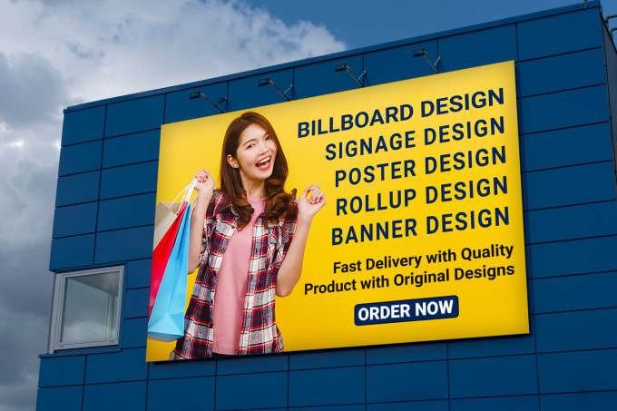 Gig Preview - Do signage design billboard design rollups banner design