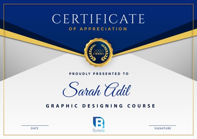 Gig Preview - Create professional diploma, custom certificate designs