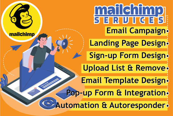 Bestseller - create an email template, campaign and automation setup using mailchimp