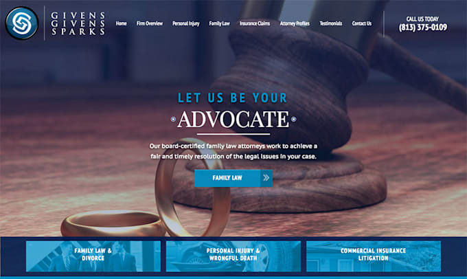 Gig Preview - Design a professional law firm or attorney website