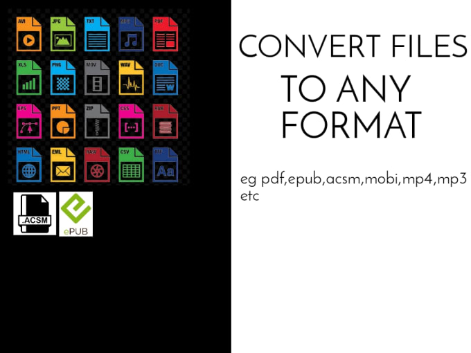 Gig Preview - Convert ebook to PDF or PDF to ebook