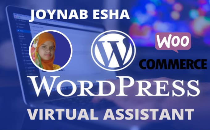 Gig Preview - Be virtual assistant for your wordpress website