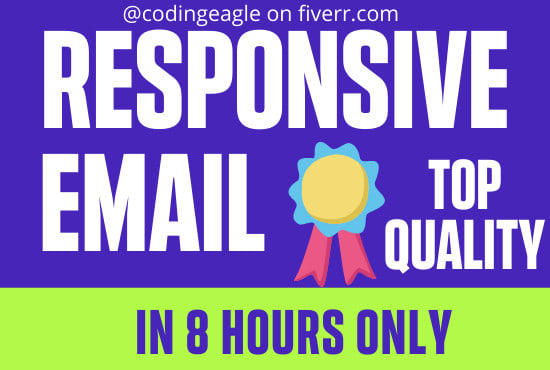 Gig Preview - Design best quality responsive HTML email template within 8 hours