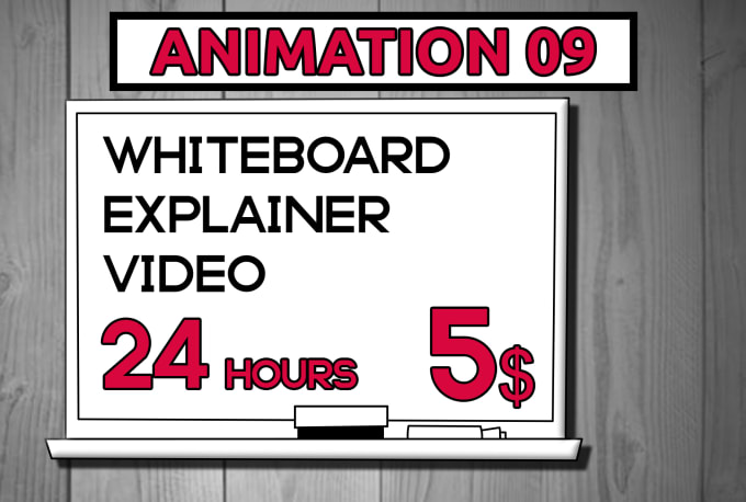 Gig Preview - Create whiteboard explainer video animation in 24 hours