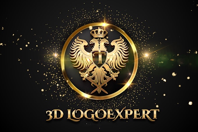 Gig Preview - Design a stunning 3d metallic gold logo in 24 hour