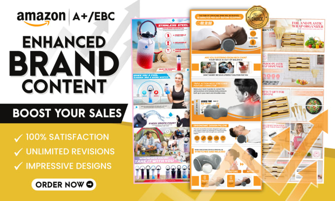 Gig Preview - Create amazon enhanced brand content ebc a plus images