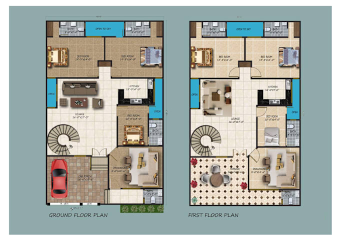 Gig Preview - Design architectural 2d floor plan within 24 hours