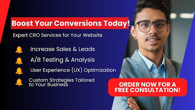 Gig Preview - Provide a cro audit to improve your conversion rate