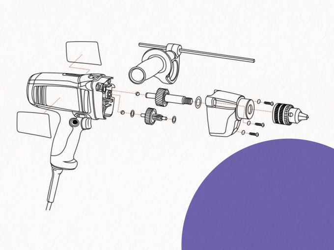 Gig Preview - Do detailed technical product diagrams