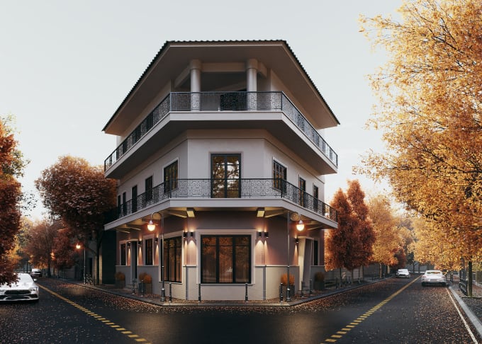 Gig Preview - Design and render 3d exterior for your building