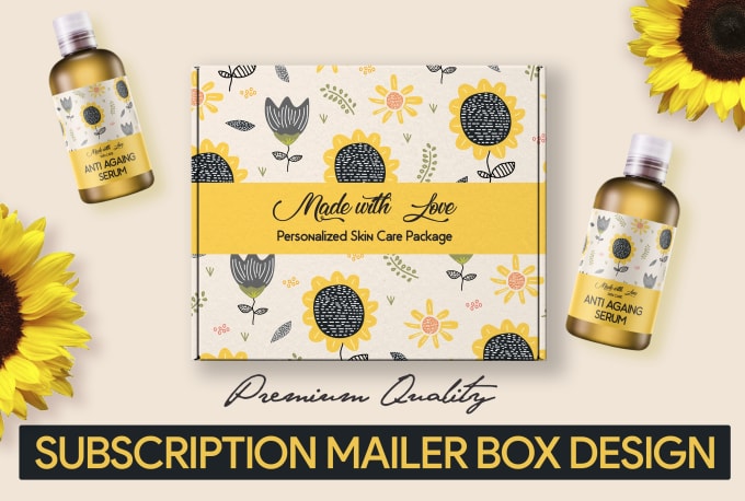 Gig Preview - Design creative mailer box and subscription box with mockup