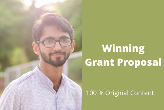 Gig Preview - Write a grant application proposal for your nonprofit