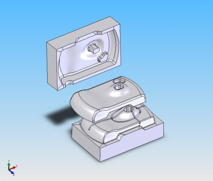 Gig Preview - Silicone mold design using solidworks and product design