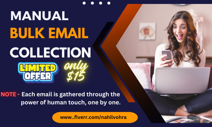 Gig Preview - Do bulk email collection and lead generation