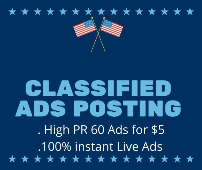 Gig Preview - Post your ads on top classified ad posting sites