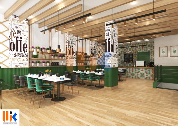 Gig Preview - Do cafe and restaurant interior design