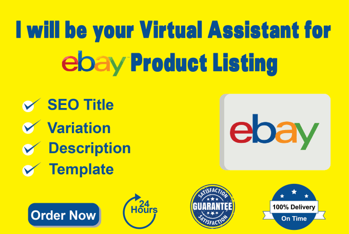 Gig Preview - Create ebay listing with ebay SEO title and ebay listing template description