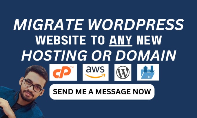 Gig Preview - Move, transfer, migrate or backup your wordpress website to new hosting, domain