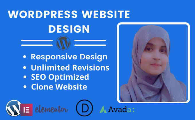 Gig Preview - Design a professional responsive wordpress website