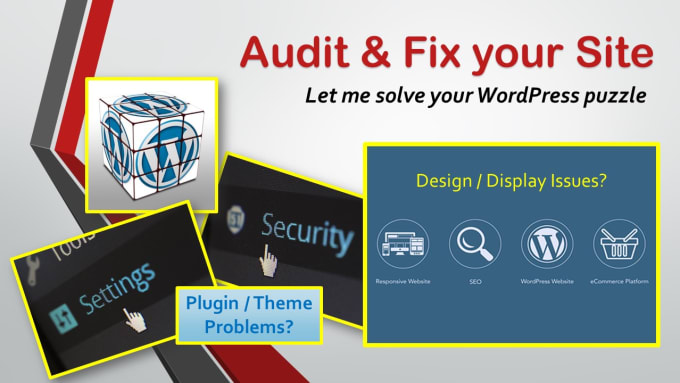 Gig Preview - Audit and fix your wordpress website