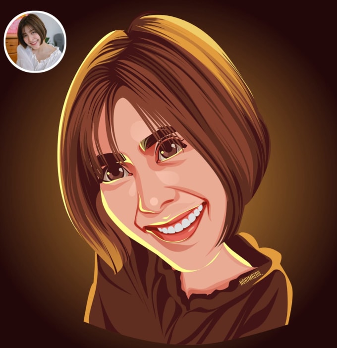 Gig Preview - Draw amazing caricature cute chibi from your photo