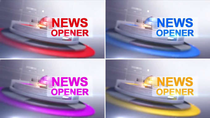 Gig Preview - Do 3d news intro animation