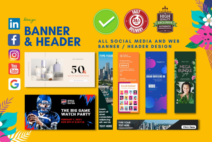 Gig Preview - Design banner ads for web or social media