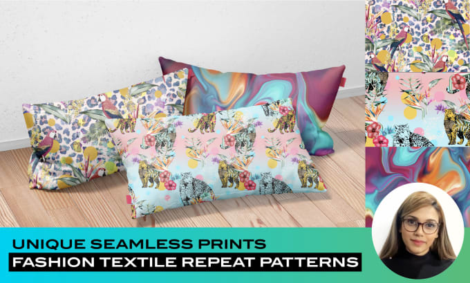 Gig Preview - Design seamless textile and print patterns