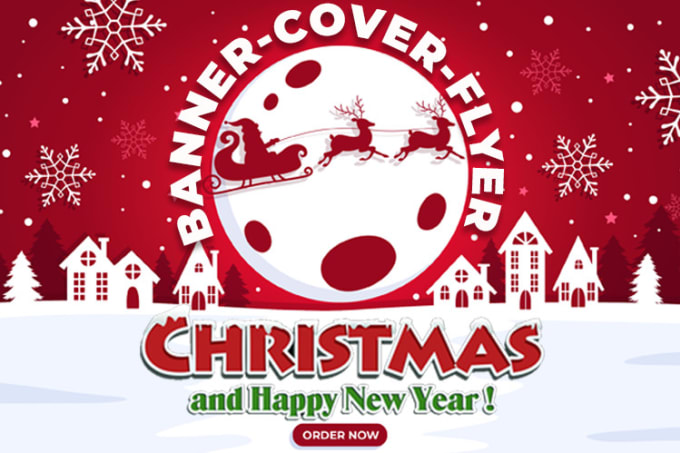 Gig Preview - Design cover,flyer and banner for merry christmas event