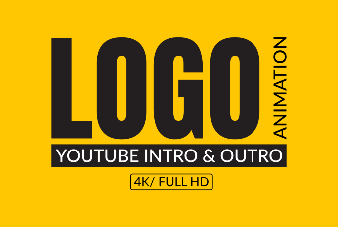 Bestseller - make unique logo animation, youtube intro, outro, slideshows