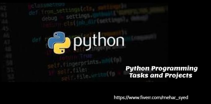 Gig Preview - Do any python programming tasks