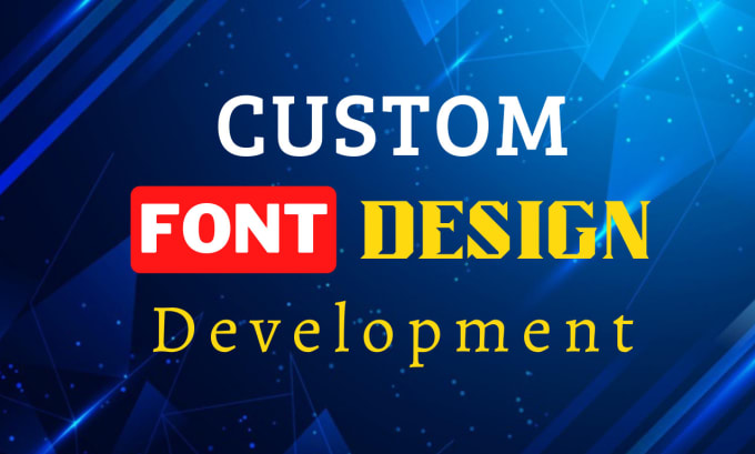 Gig Preview - Develop a font  for your business in ttf or otf