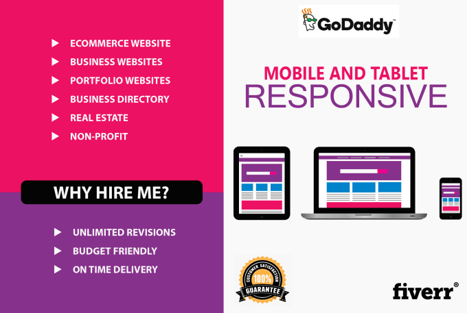 Gig Preview - Design or redesign your godaddy website