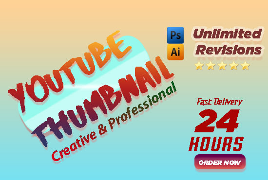 Gig Preview - Design youtube thumbnail professionally