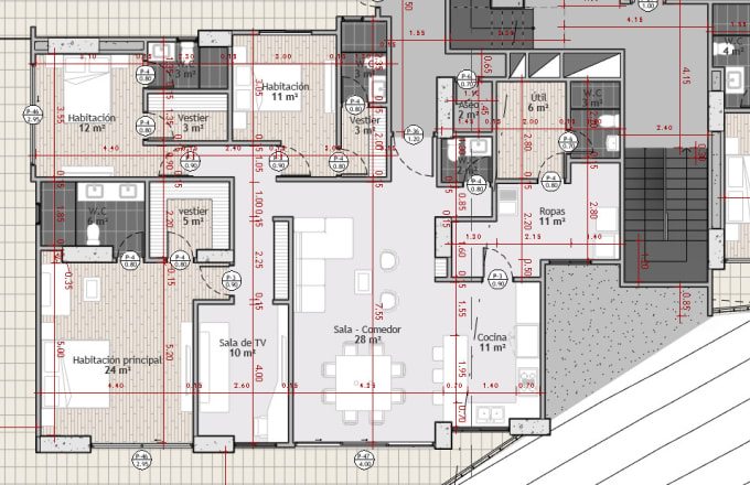 Gig Preview - Create a floorplan, elevation or section of your project