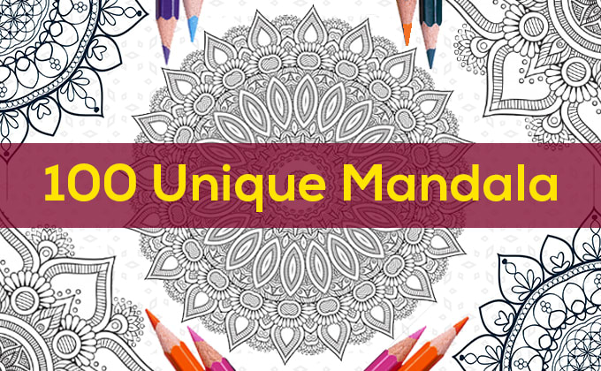 Bestseller - make adult mandala coloring pages for amazon kdp