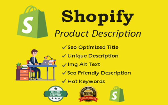 Gig Preview - Write shopify product description and unique seo title