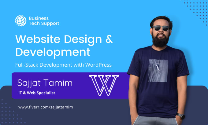 Gig Preview - Design and develop professional website