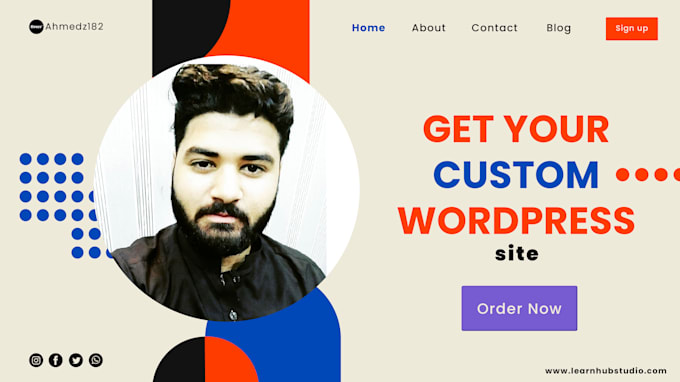 Gig Preview - Create a custom wordpress site