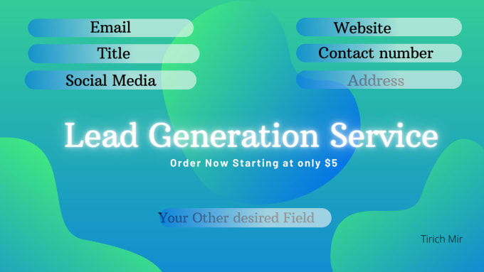 Gig Preview - Do b2b lead generation map location web scraping data mining email extraction